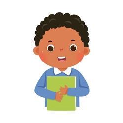 ユニセフのモバイル寄付を解説する男の子
